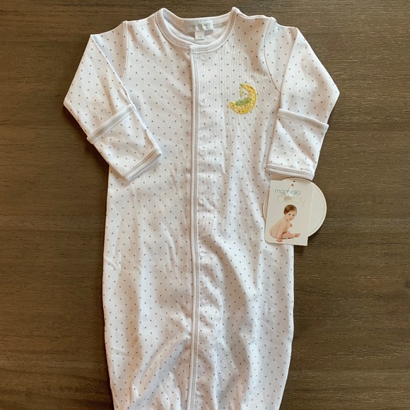 New Magnolia Baby Converter Gown Moon w/ green
